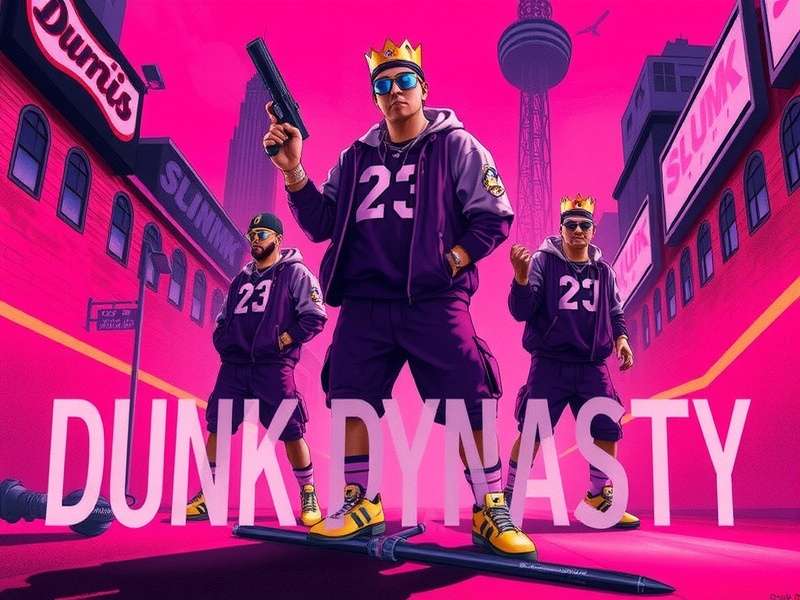 StreetHoops Studios team in their Bangalore office with photos of Indian street basketball courts on the walls